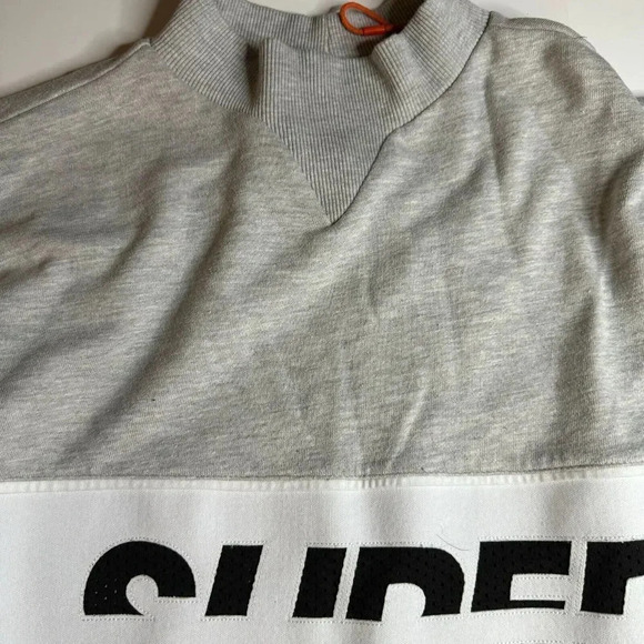 Superdry Sport Women's Pusher Crew Pullover Sweatshirt Size 10 - Picture 5 of 9